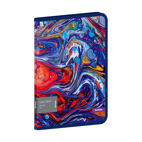 Папка на молнии Berlingo Color Storm, 600 мкм, А4